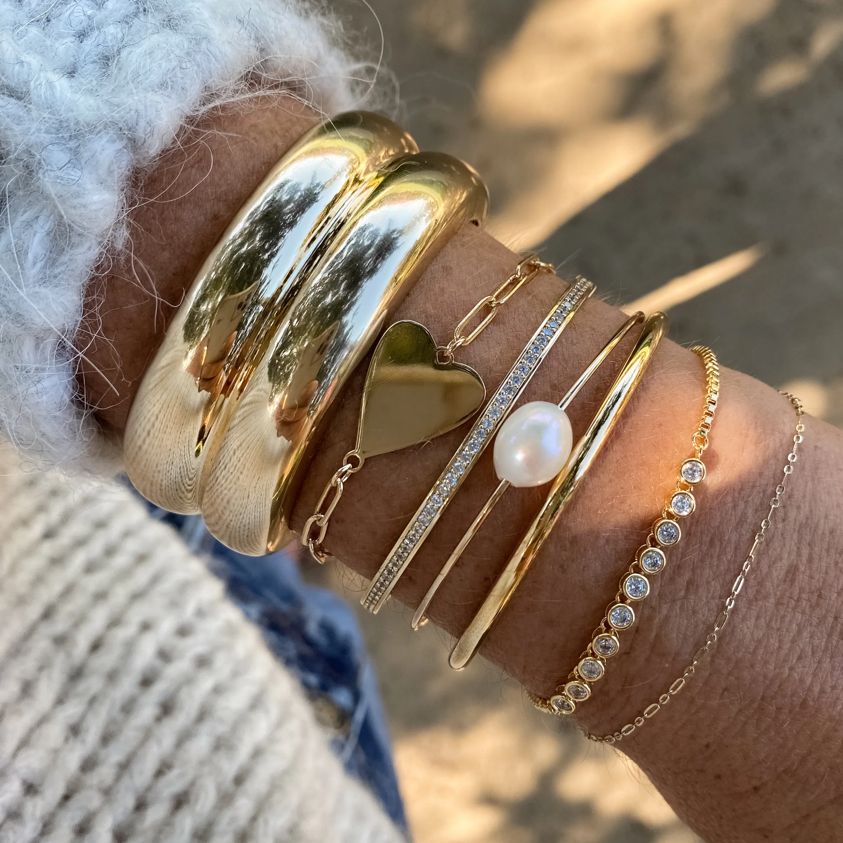 Frankie Double Cuff Bracelet