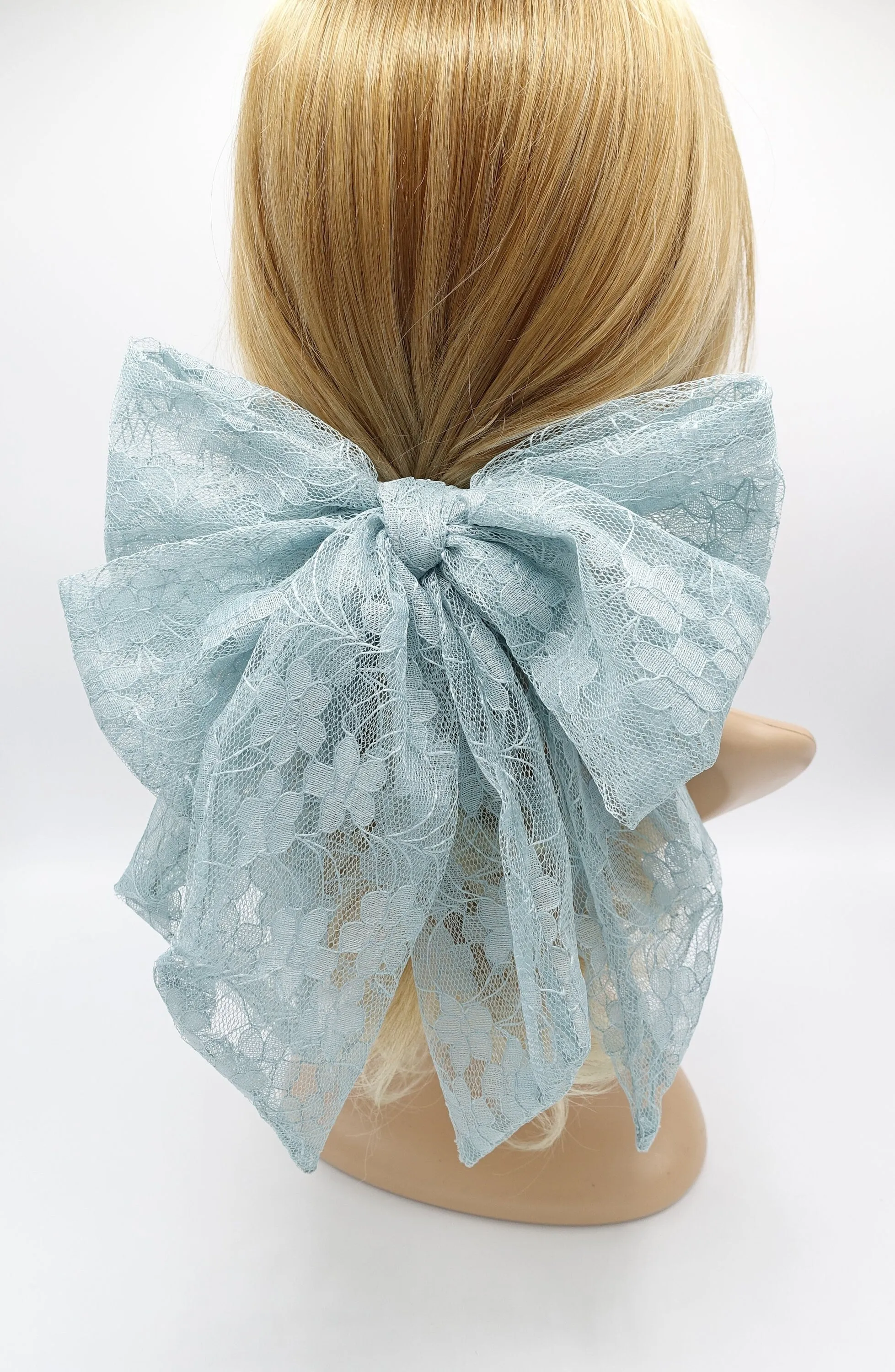 giant lace hair bow, bridal hair bow, VeryShine hair bow for women