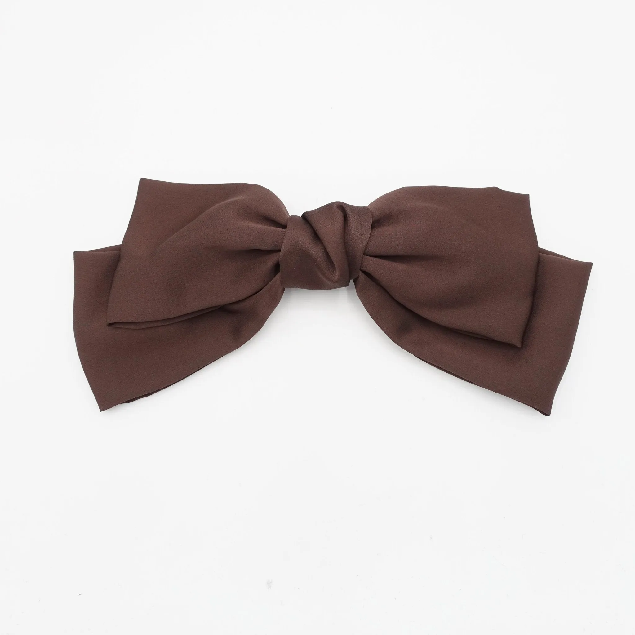 giant satin hair bow droopy stylish women hair accessory