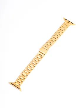 Gold Stainless Steel Watch Band 30/40/41mm