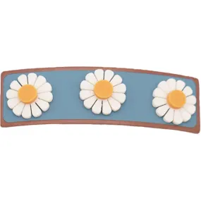 Grech & Co. WIDE BAR CLIP - FLOWER- LAGUNA