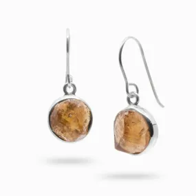 Grossular Garnet Drop Earrings