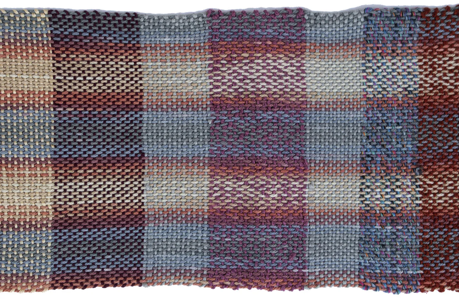 Handwoven Scarf, "Sedona," 8 x 73 inches