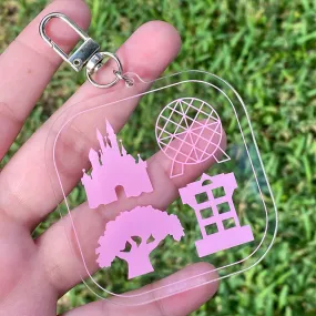 Keychain / Bag Charm - Four Parks MARKDOWN