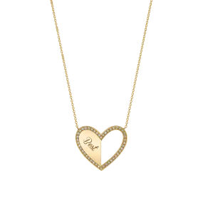 Kids Best Friend Heart Necklaces (Set of 2)