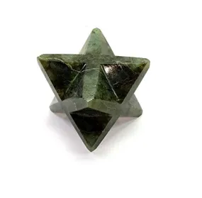 Labradorite Stone Merkabah Star 8 Point 60 to 70 mm Size Reiki Healing