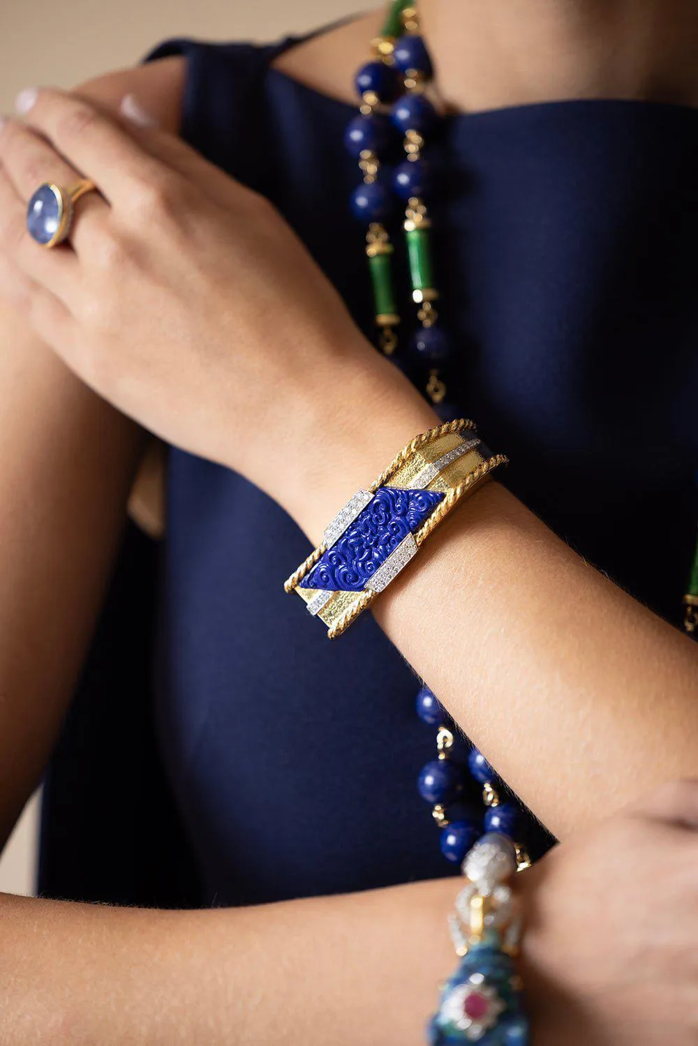 Lapis Cuff