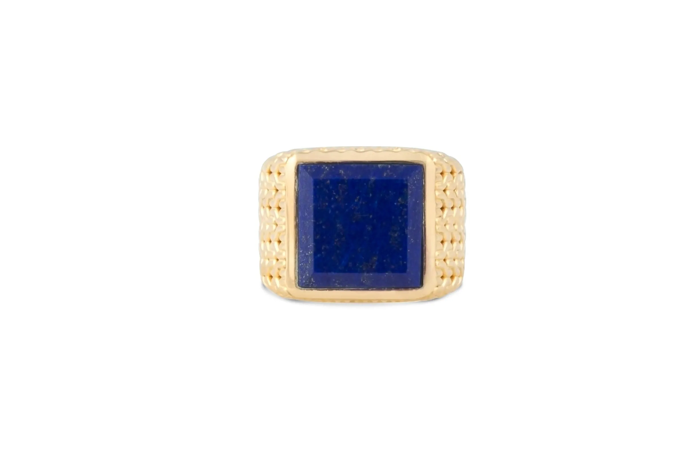 Lapis Lazuli 18K Vermeil over Sterling Ring - Vision Size 9