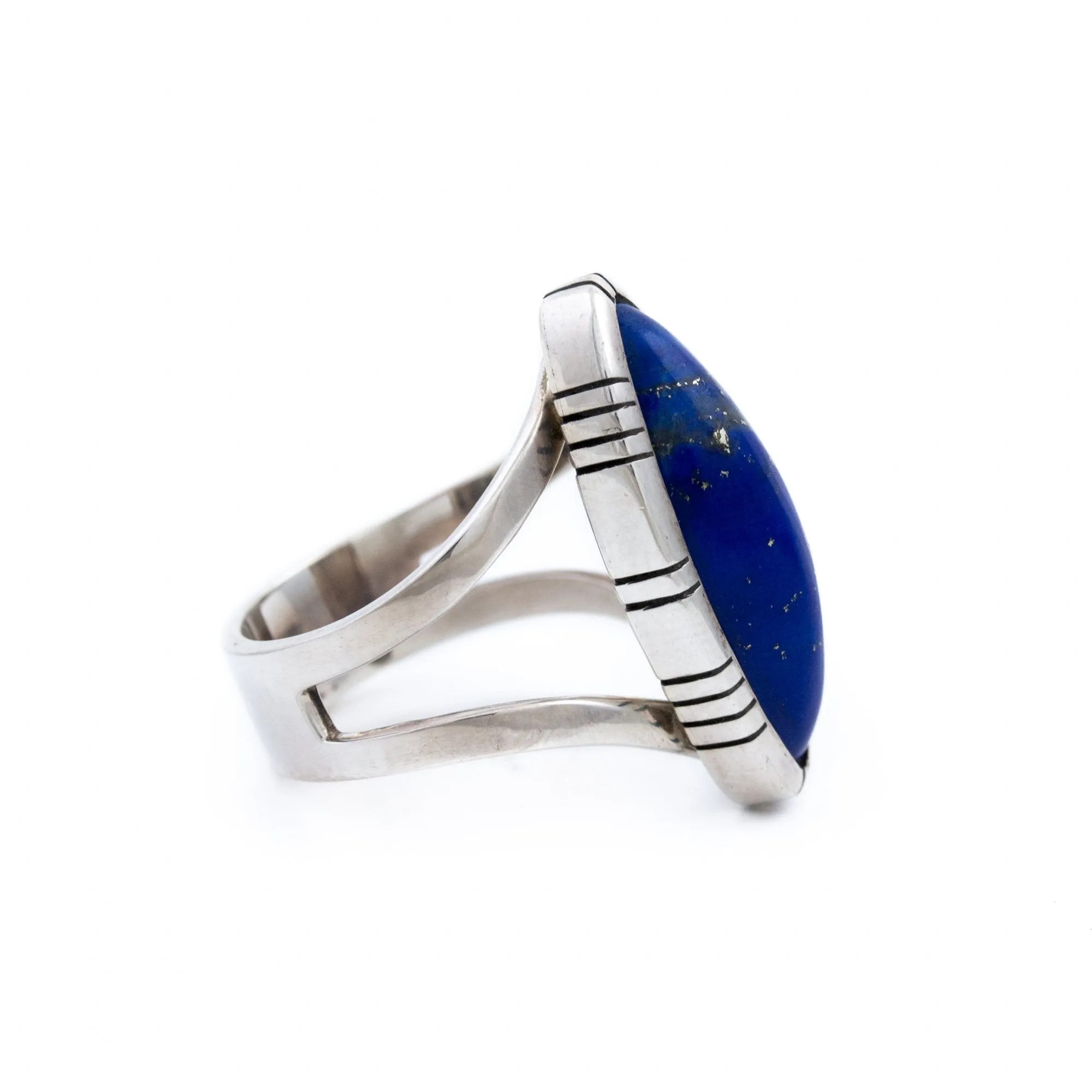 Lapis Lazuli Blade Ring