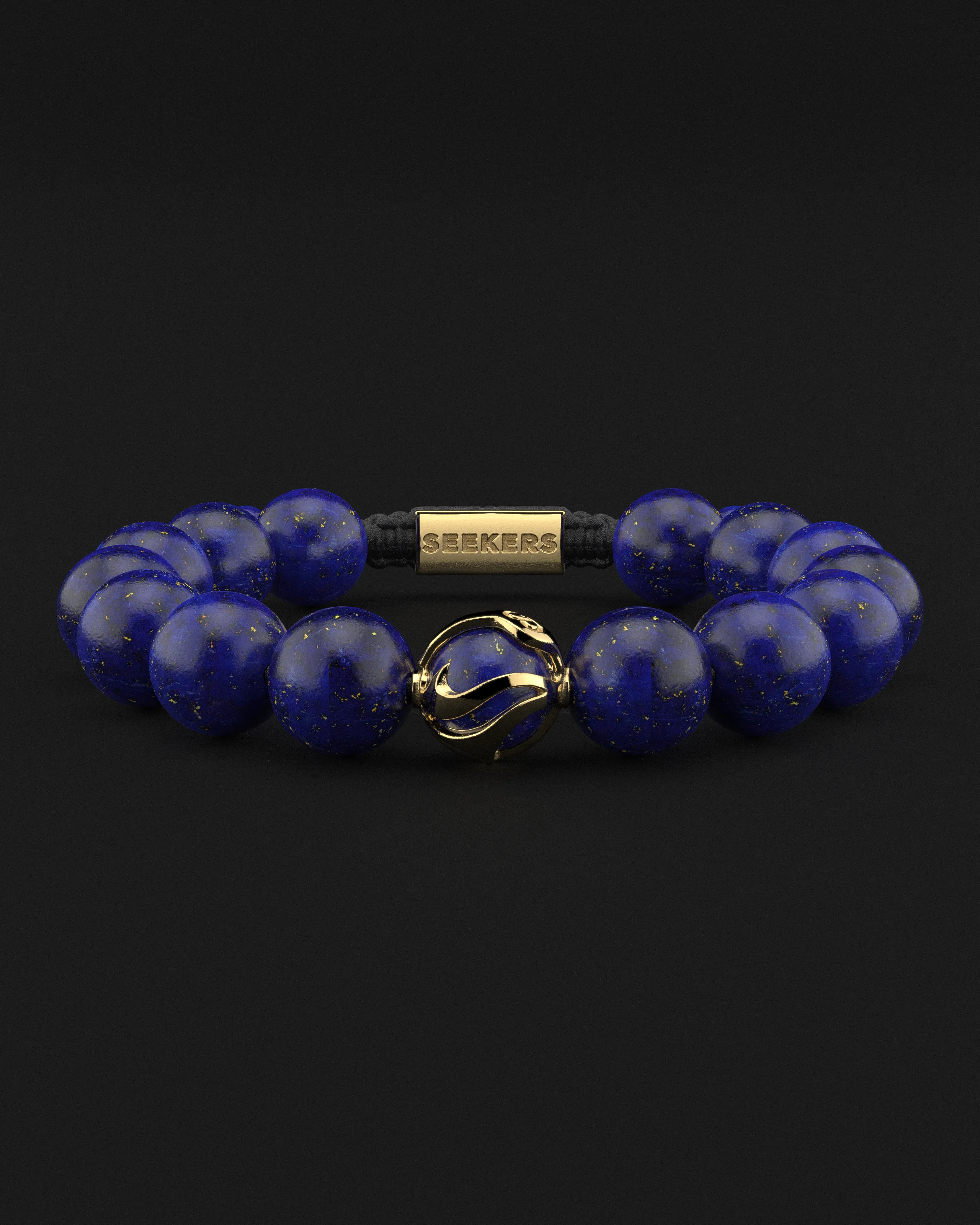 Lapis Lazuli Bracelet 12mm | Waves by Seekers Men's Jewelry