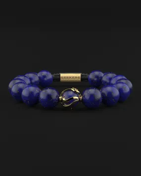 Lapis Lazuli Bracelet 12mm | Waves by Seekers Men's Jewelry