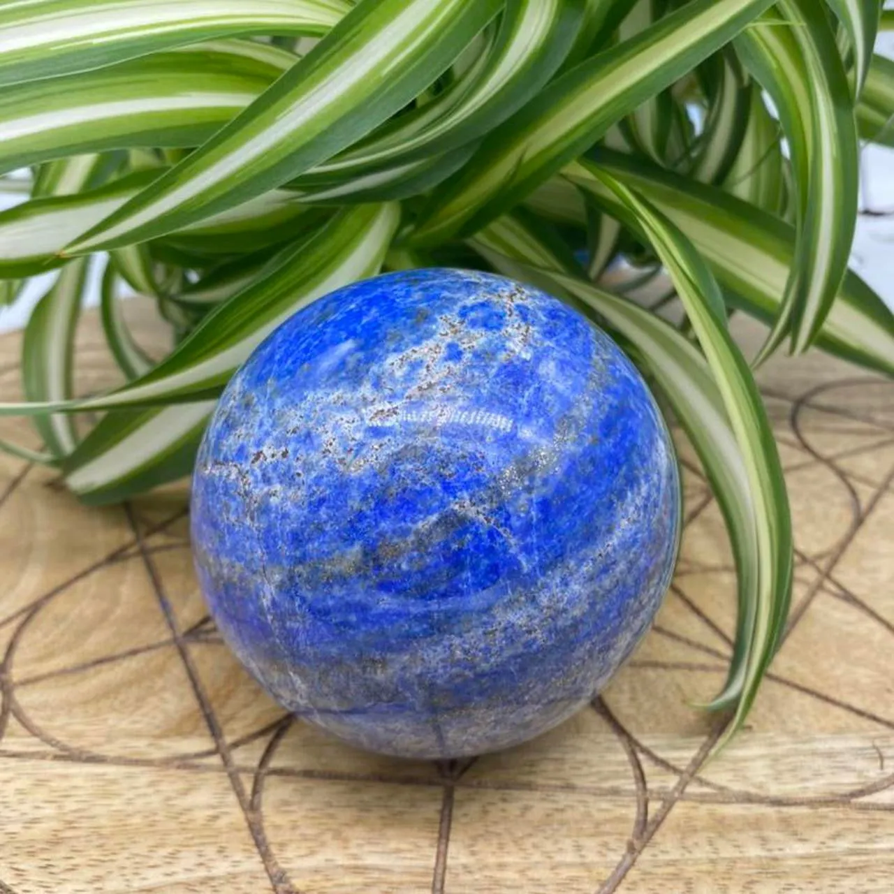 Lapis Lazuli Crystal Sphere Crystal Ball