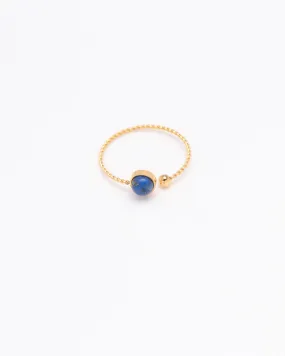 Lapis Lazuli Gold Ring