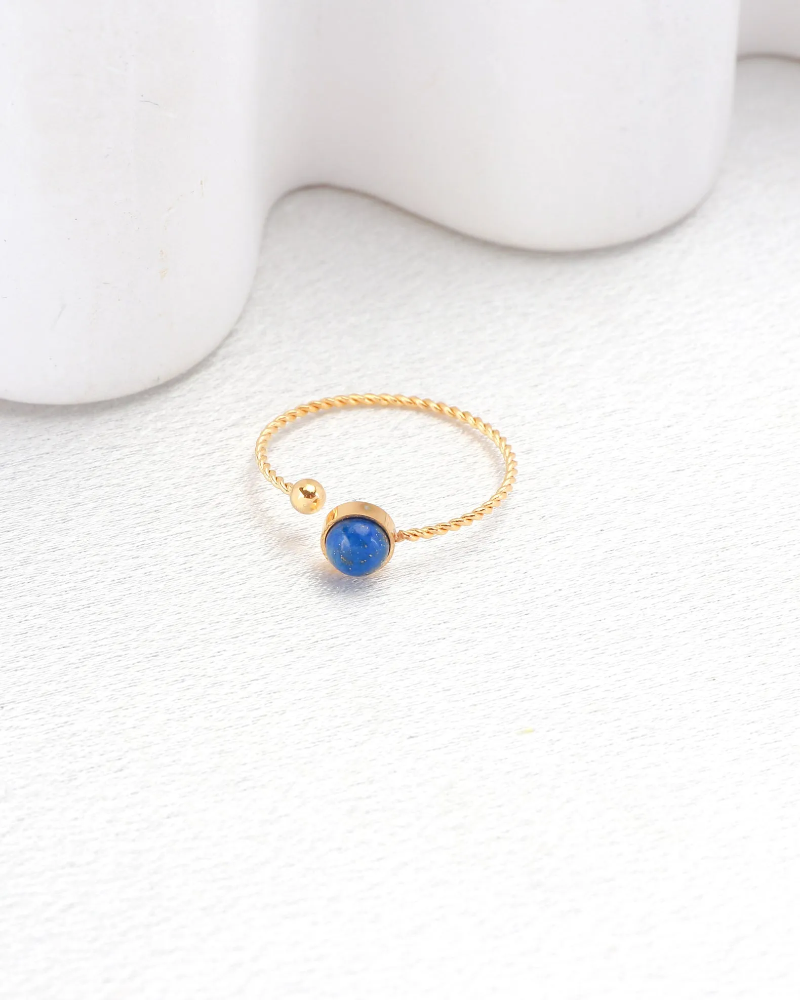 Lapis Lazuli Gold Ring