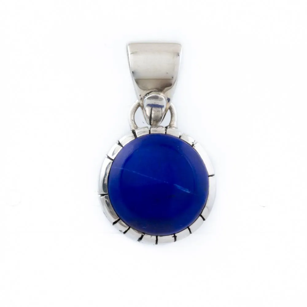 Lapis Lazuli Round Pendant