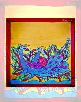 Madhu Mayura Scarf, Definition: Honey Peacocks