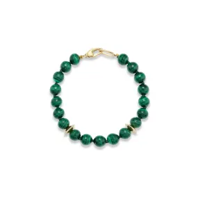 Malachite Beaded Bracelet