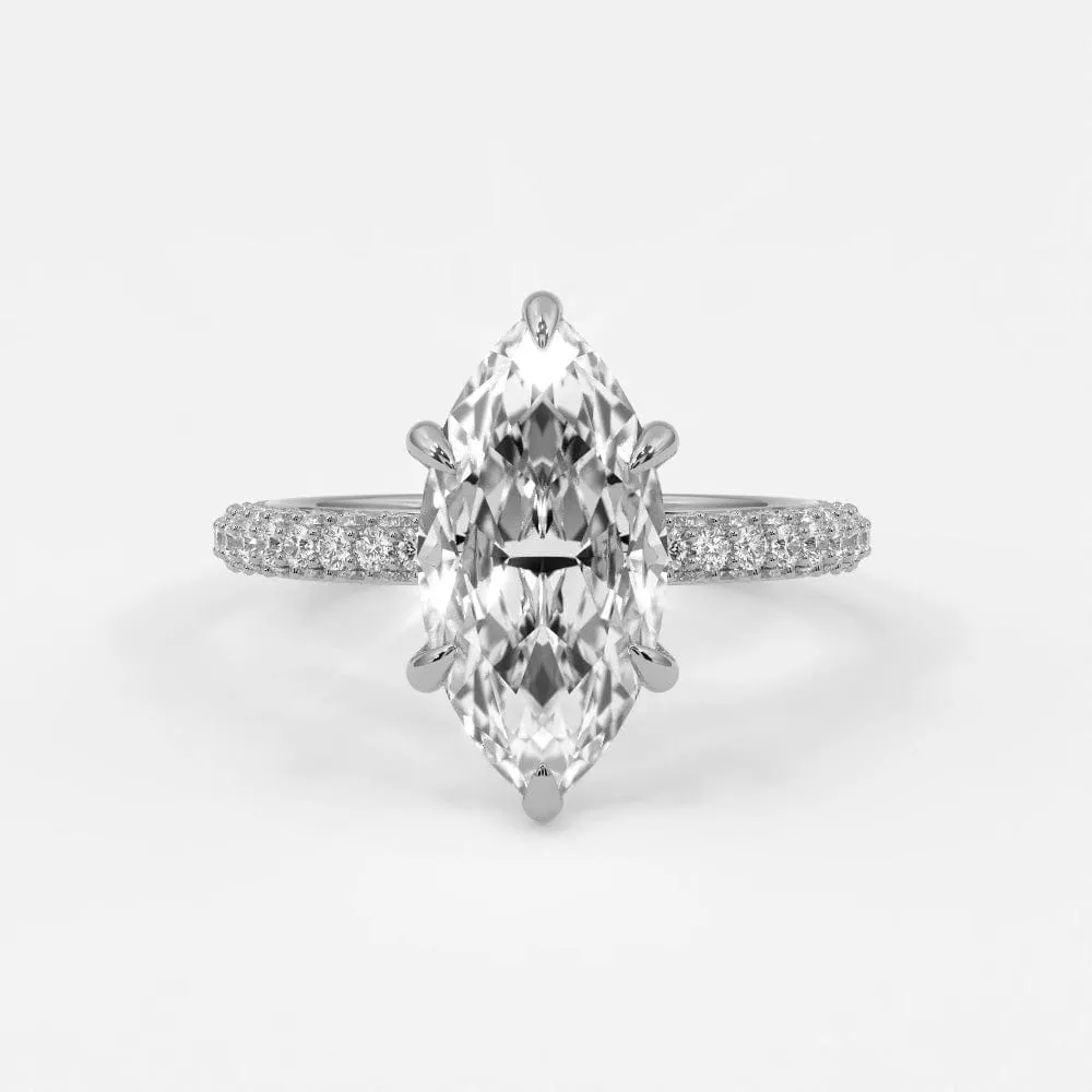 Marquise Diamond Engagement Rings