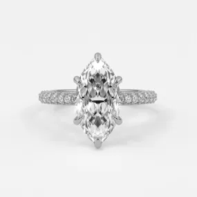 Marquise Diamond Engagement Rings