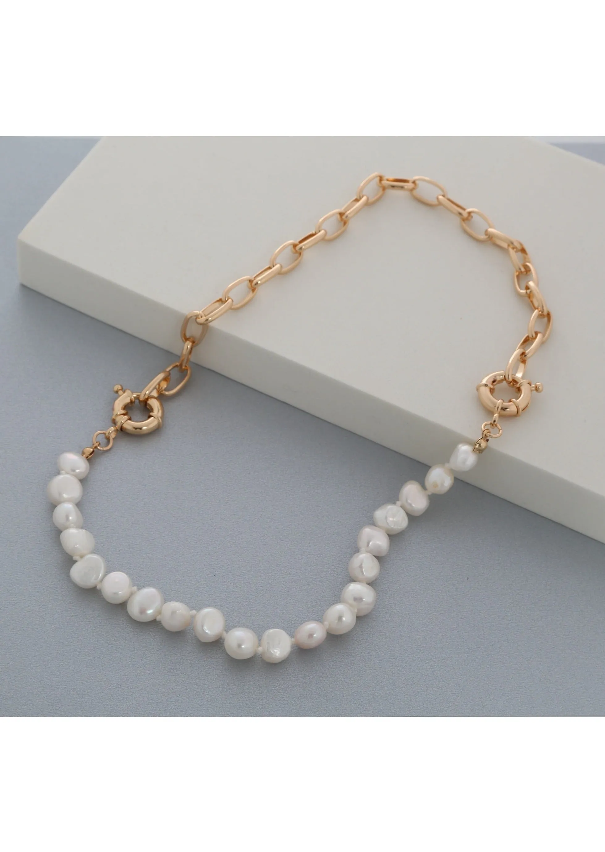 Merx - Convertible / 2-IN-1 Pearl Necklace & Bracelet