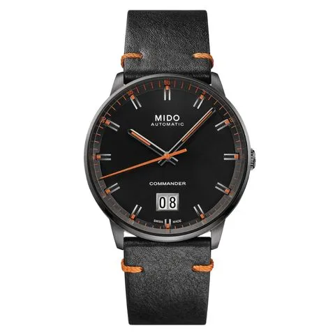 MIDO 黑色手錶 Commander Big Date Black Watch #M0216263605101