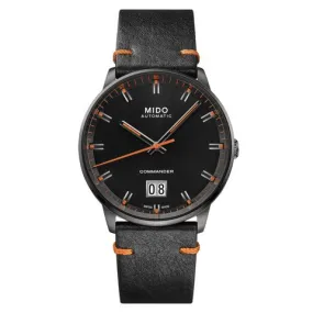 MIDO 黑色手錶 Commander Big Date Black Watch #M0216263605101