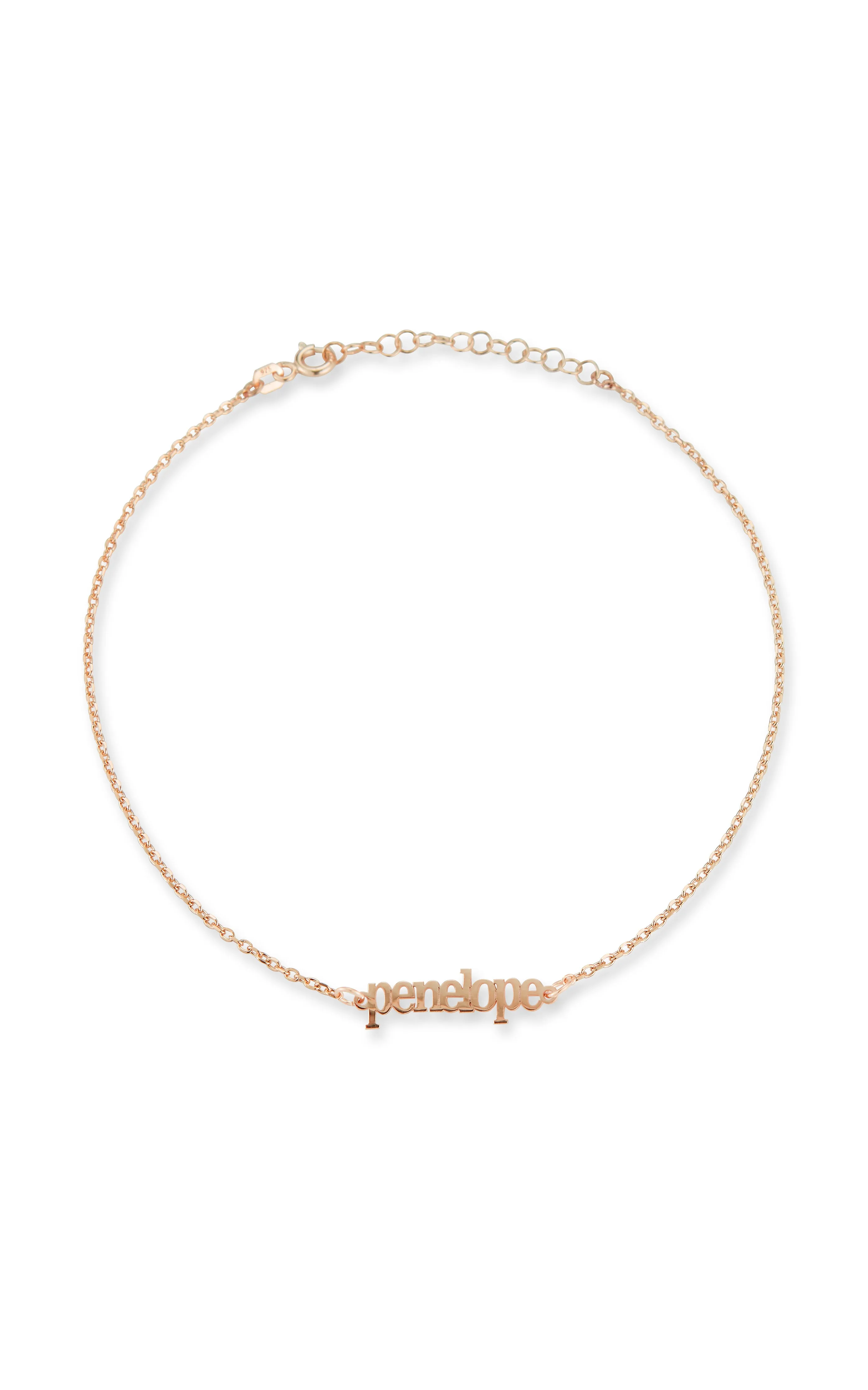 Mini Lowercase Nameplate Bracelet