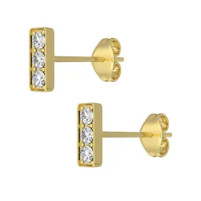 Mister Gem Bar Stud Earring