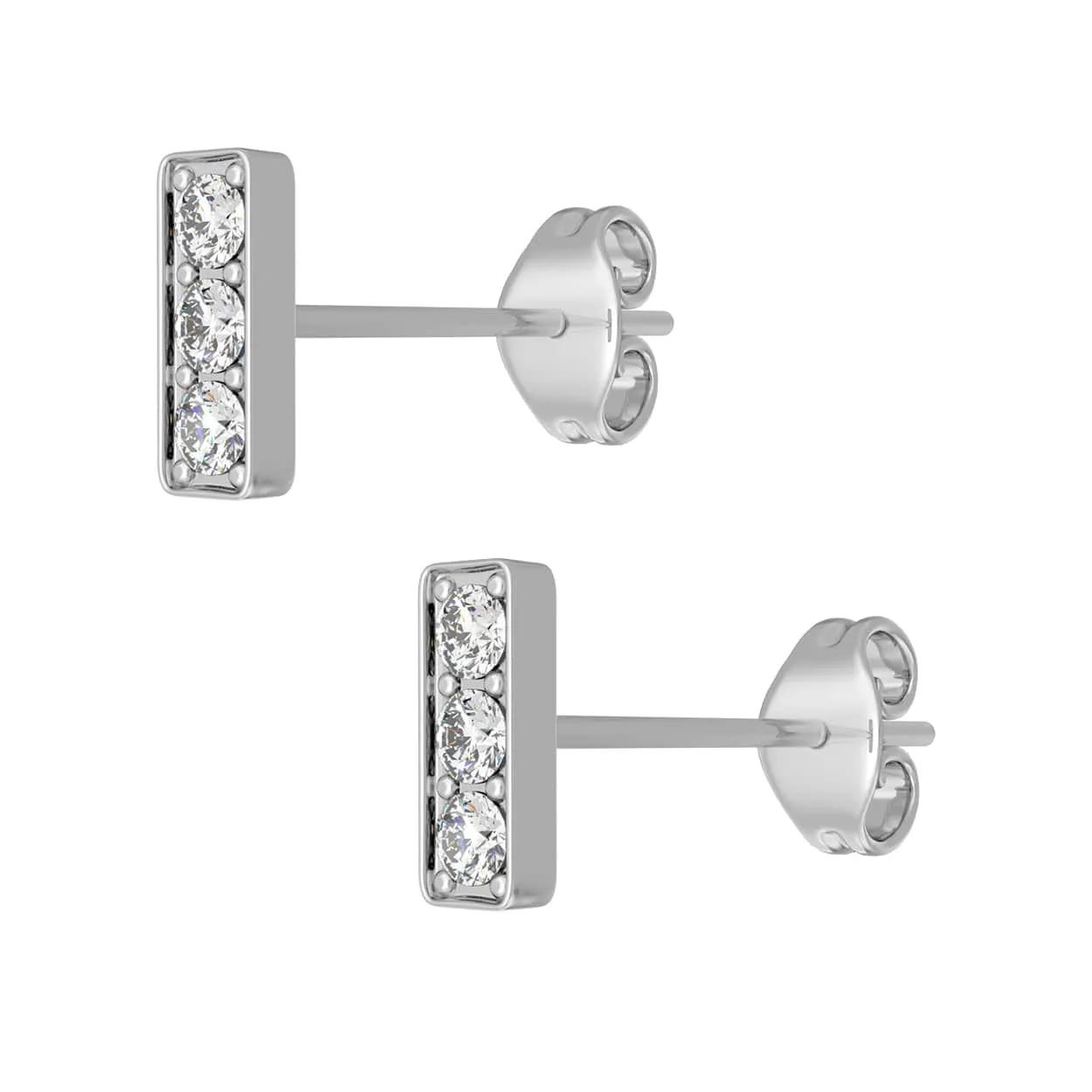 Mister Gem Bar Stud Earring