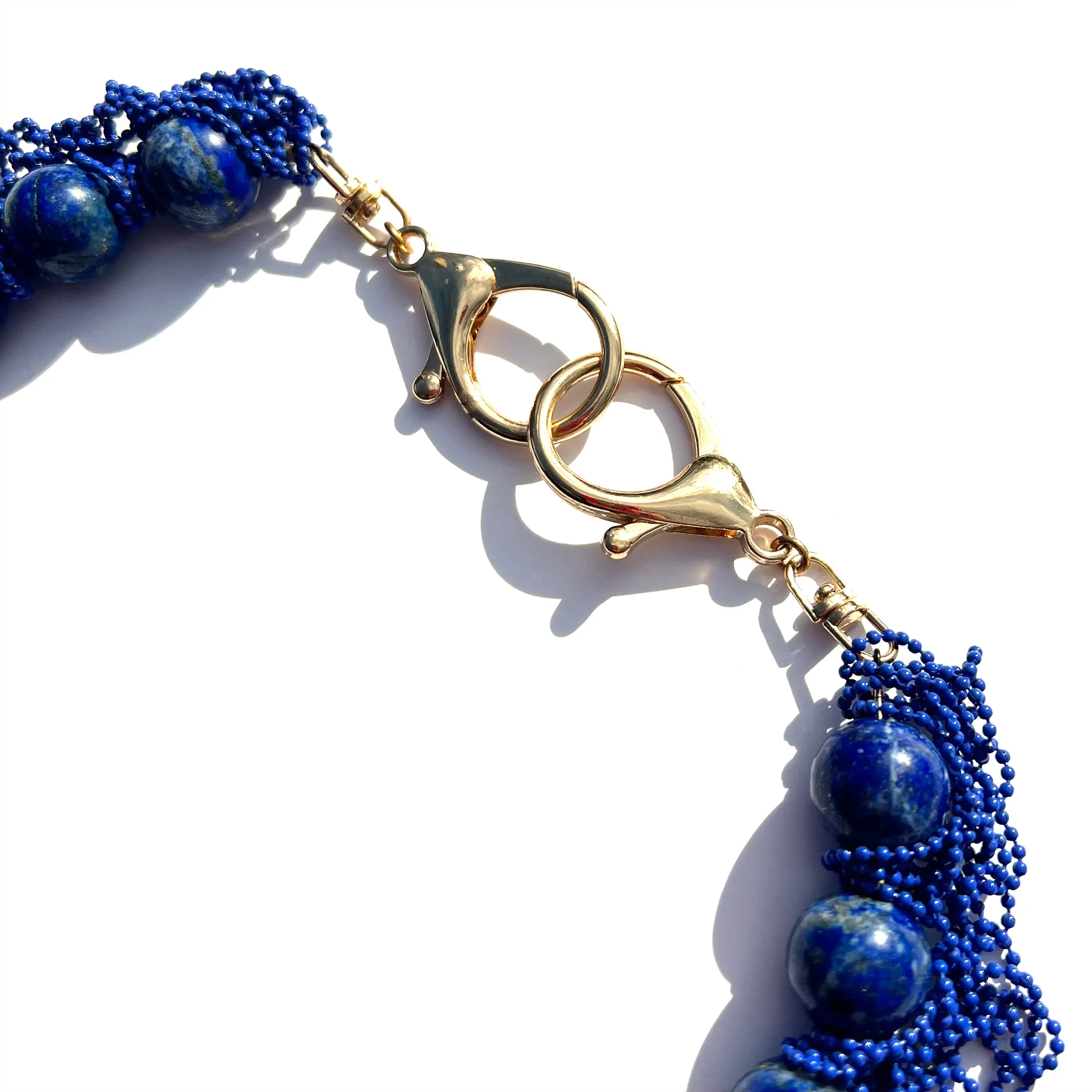 MPR x THE IMAGINARIUM: Lapis   Crochet Chain Mix Necklace