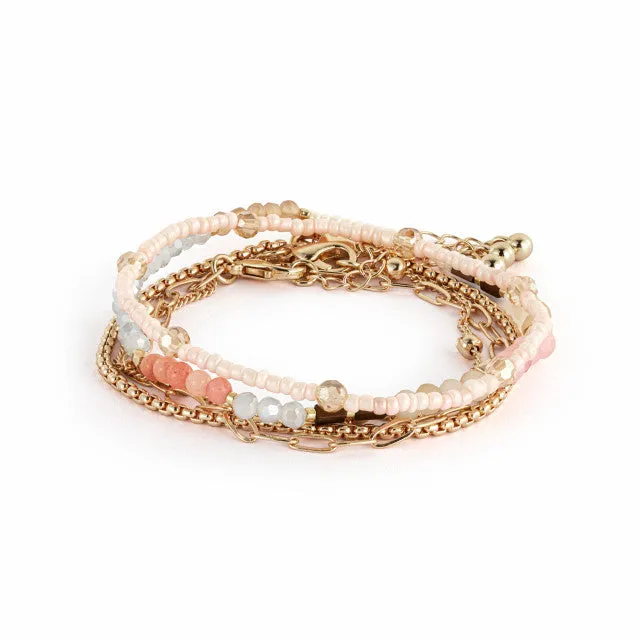 Multi Gold Kindness Bracelet