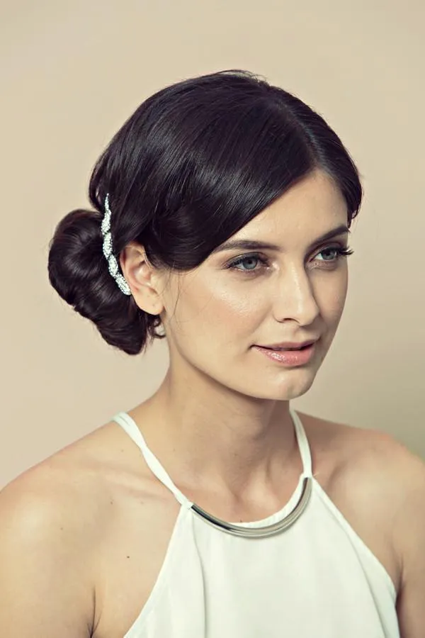 Natalie Crystal Wrap Hair Comb