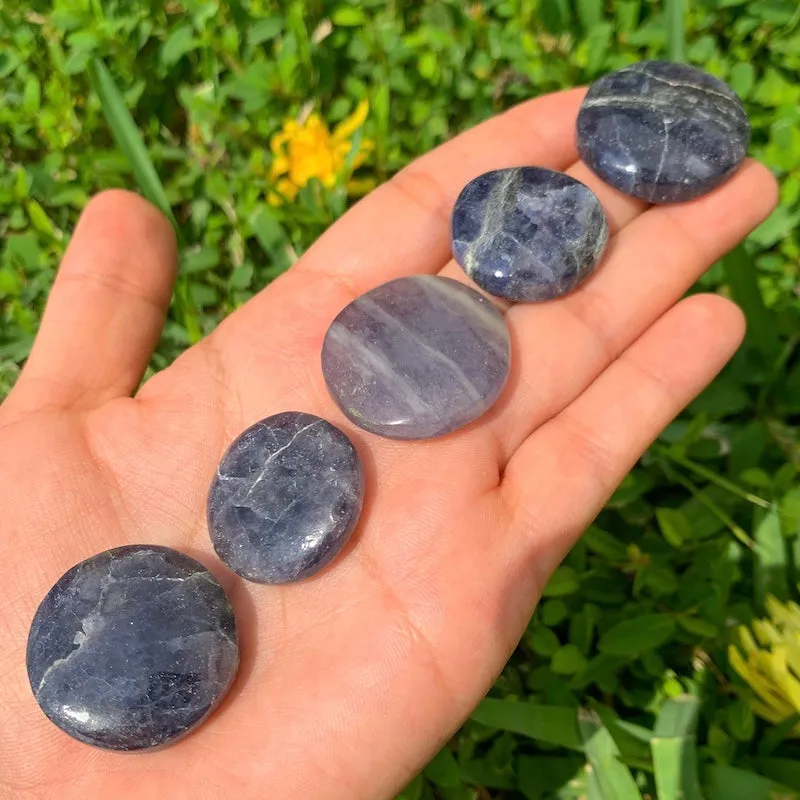 Natural Gemstone Disc Stone - Worry Stone