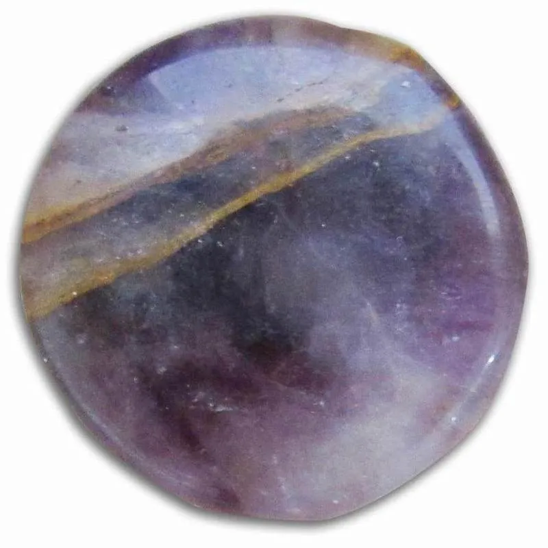 Natural Gemstone Disc Stone - Worry Stone