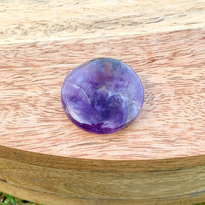 Natural Gemstone Disc Stone - Worry Stone