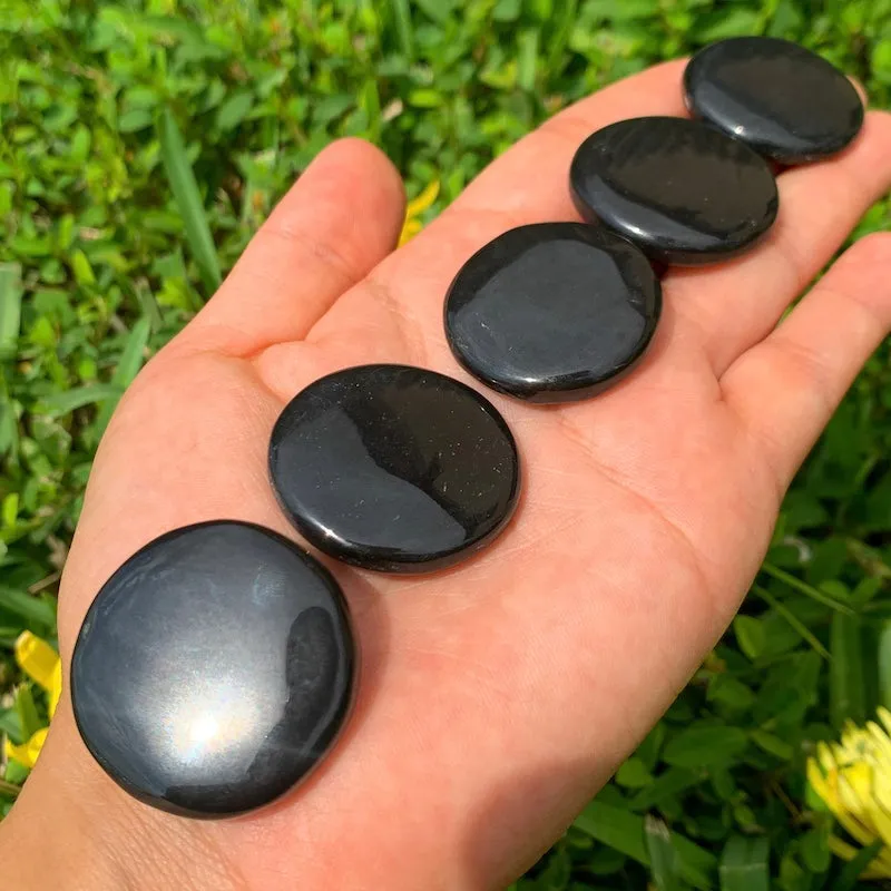 Natural Gemstone Disc Stone - Worry Stone