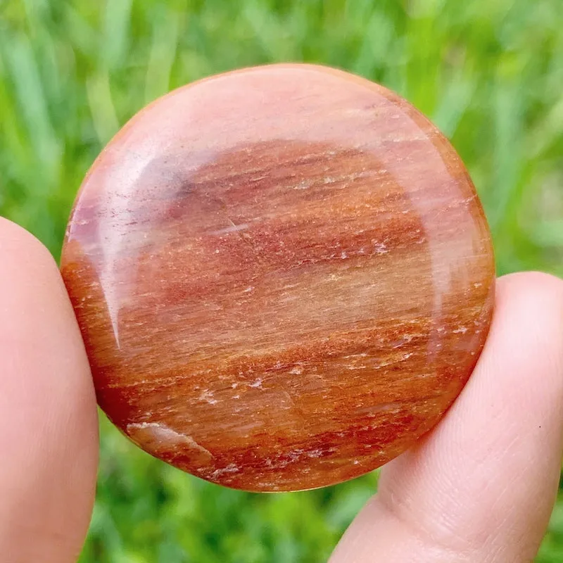 Natural Gemstone Disc Stone - Worry Stone