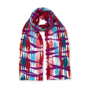 Nuno Threadstray Felted Wool Scarf - Warm Multi