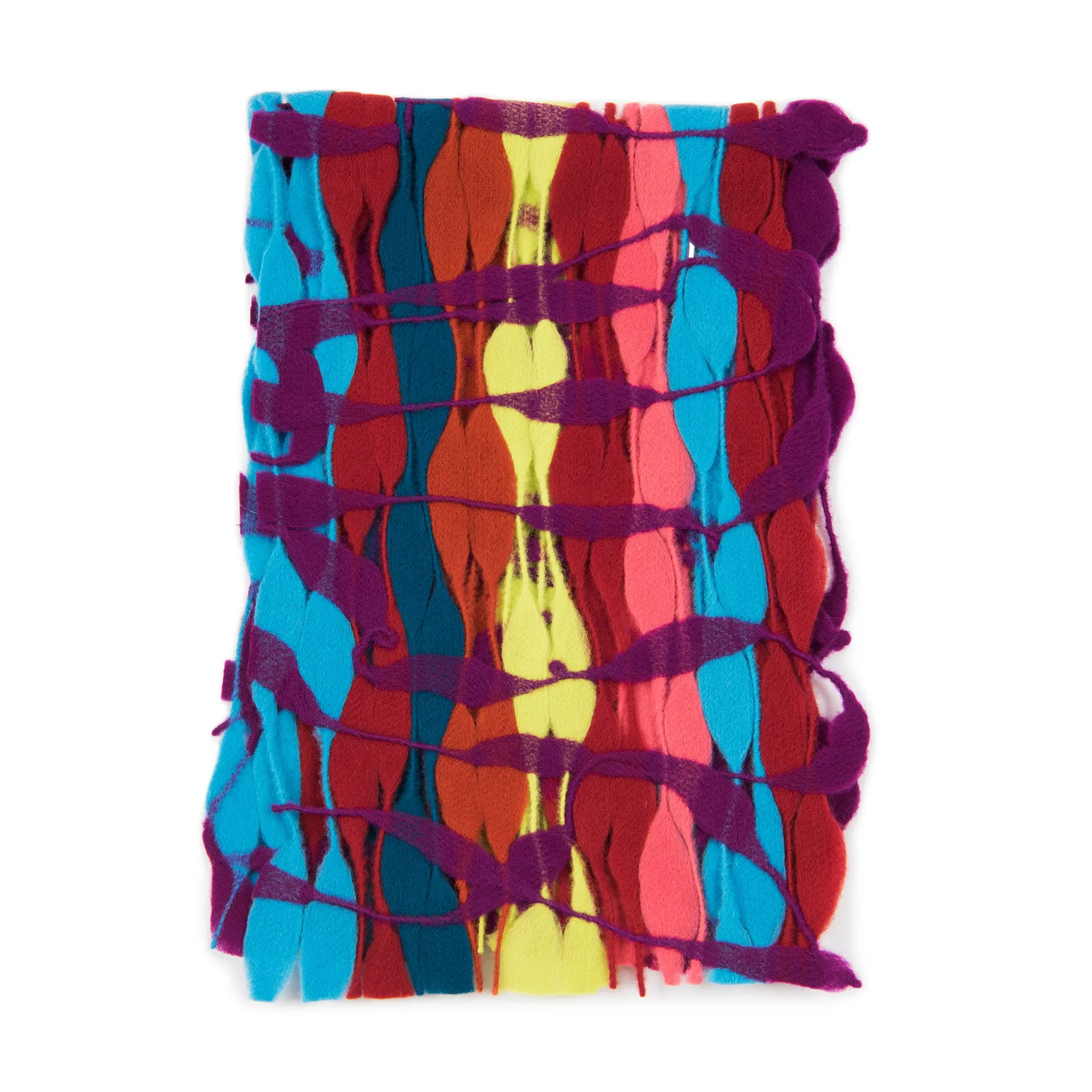 Nuno Threadstray Felted Wool Scarf - Warm Multi