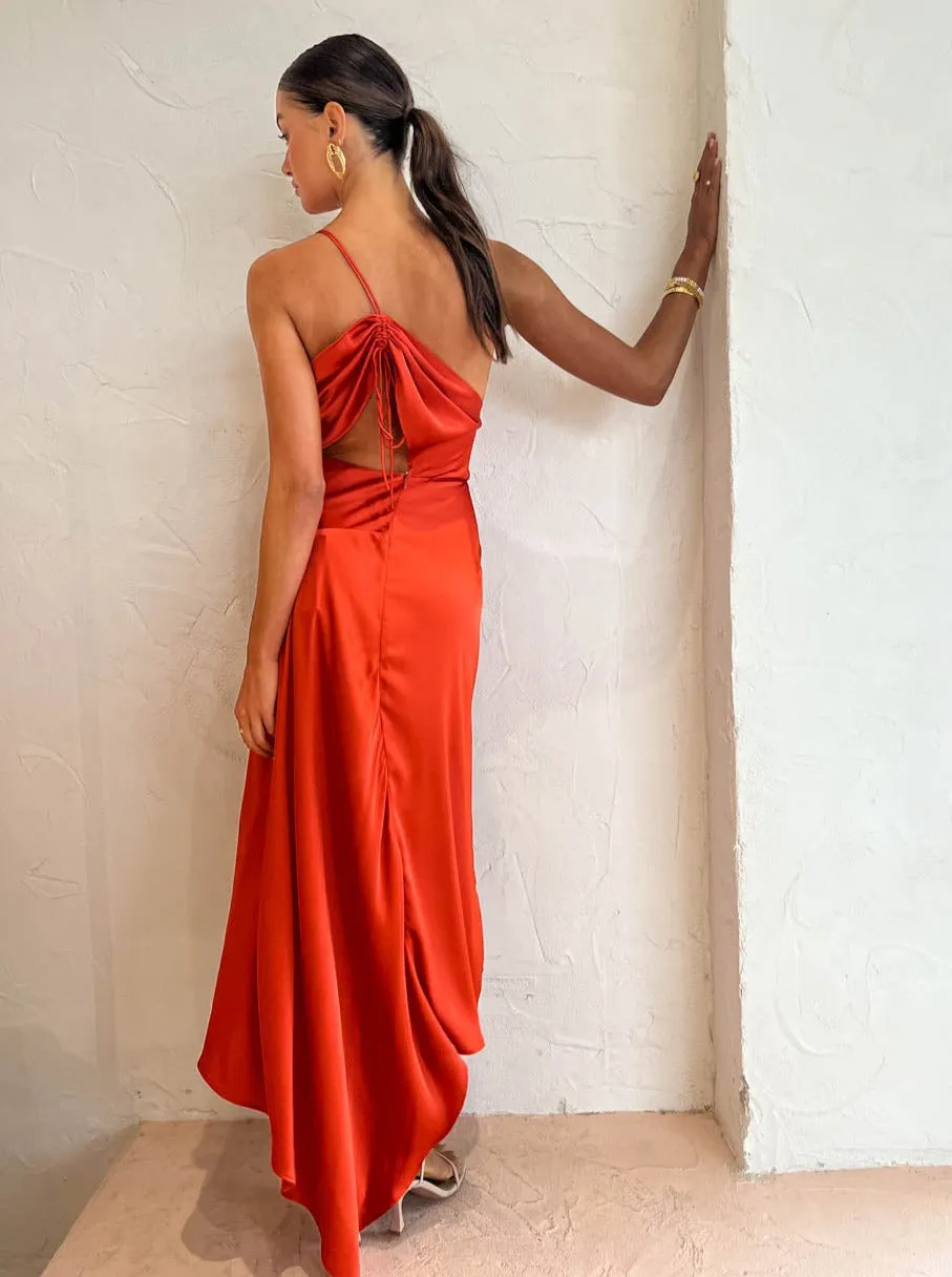 One Fell Swoop Paris Dress in Burnt Orange