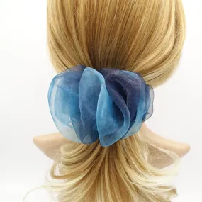 organdy tie dye wave hair barrette