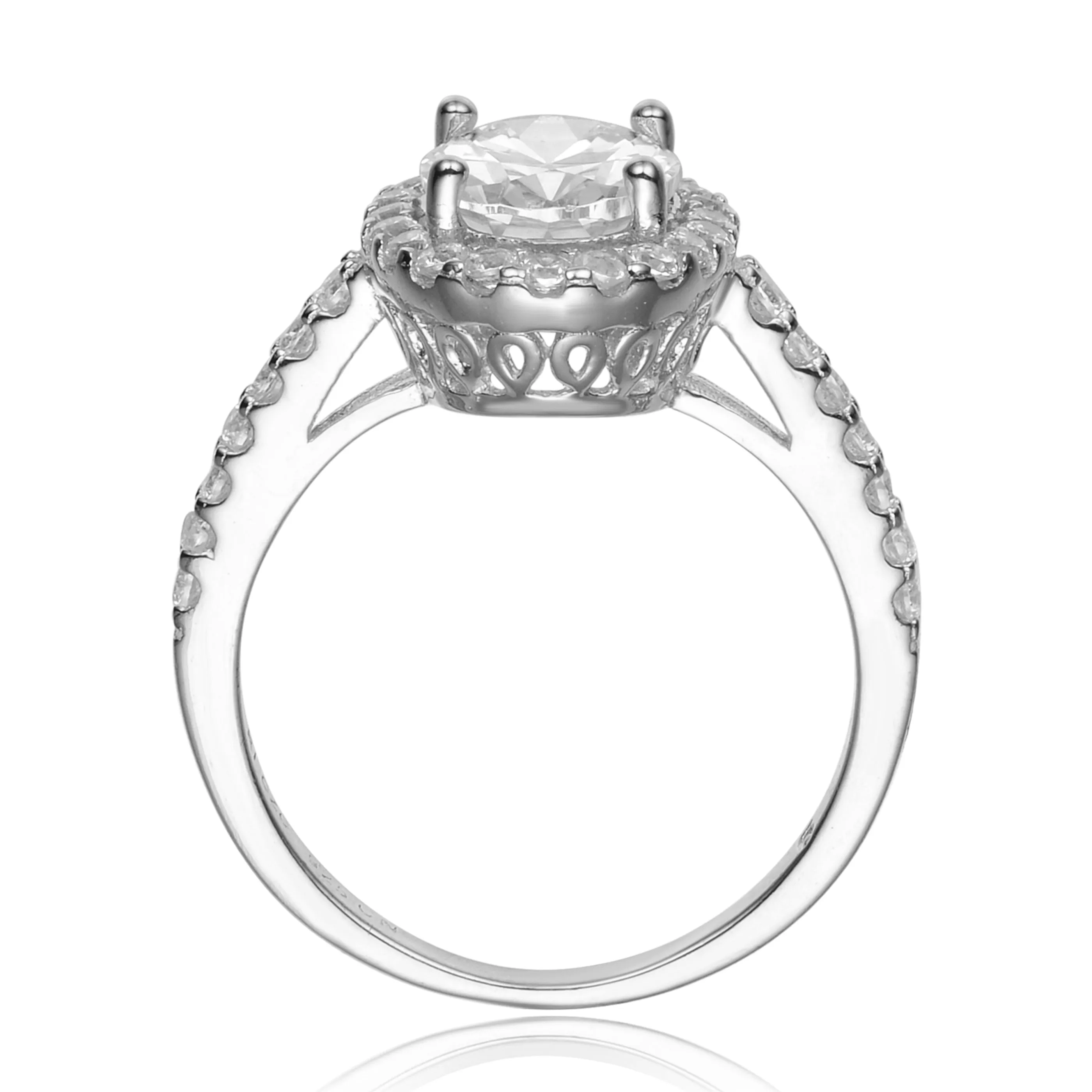 Palais Solitaire Accent Ring