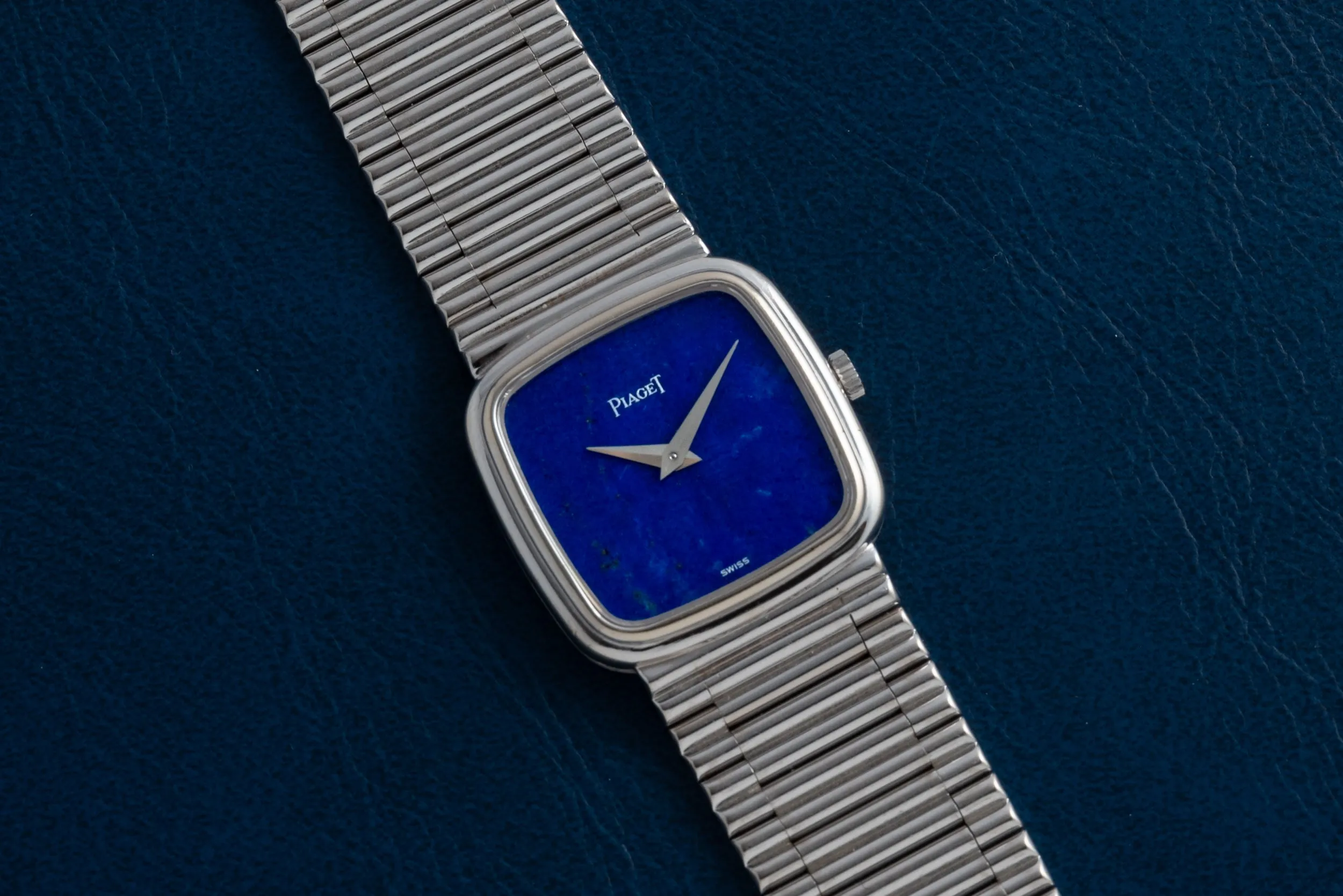 Piaget White Gold 'Lapis Lazuli' Dress Watch