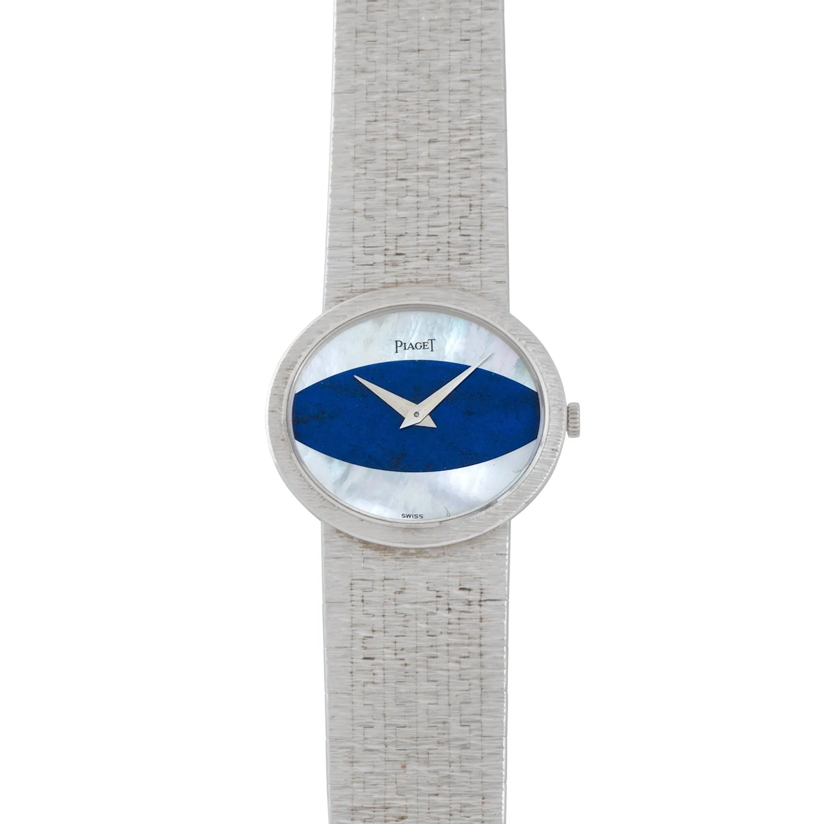 Piaget White Gold 'Mother Of Pearl & Lapis Lazuli' Dress Watch