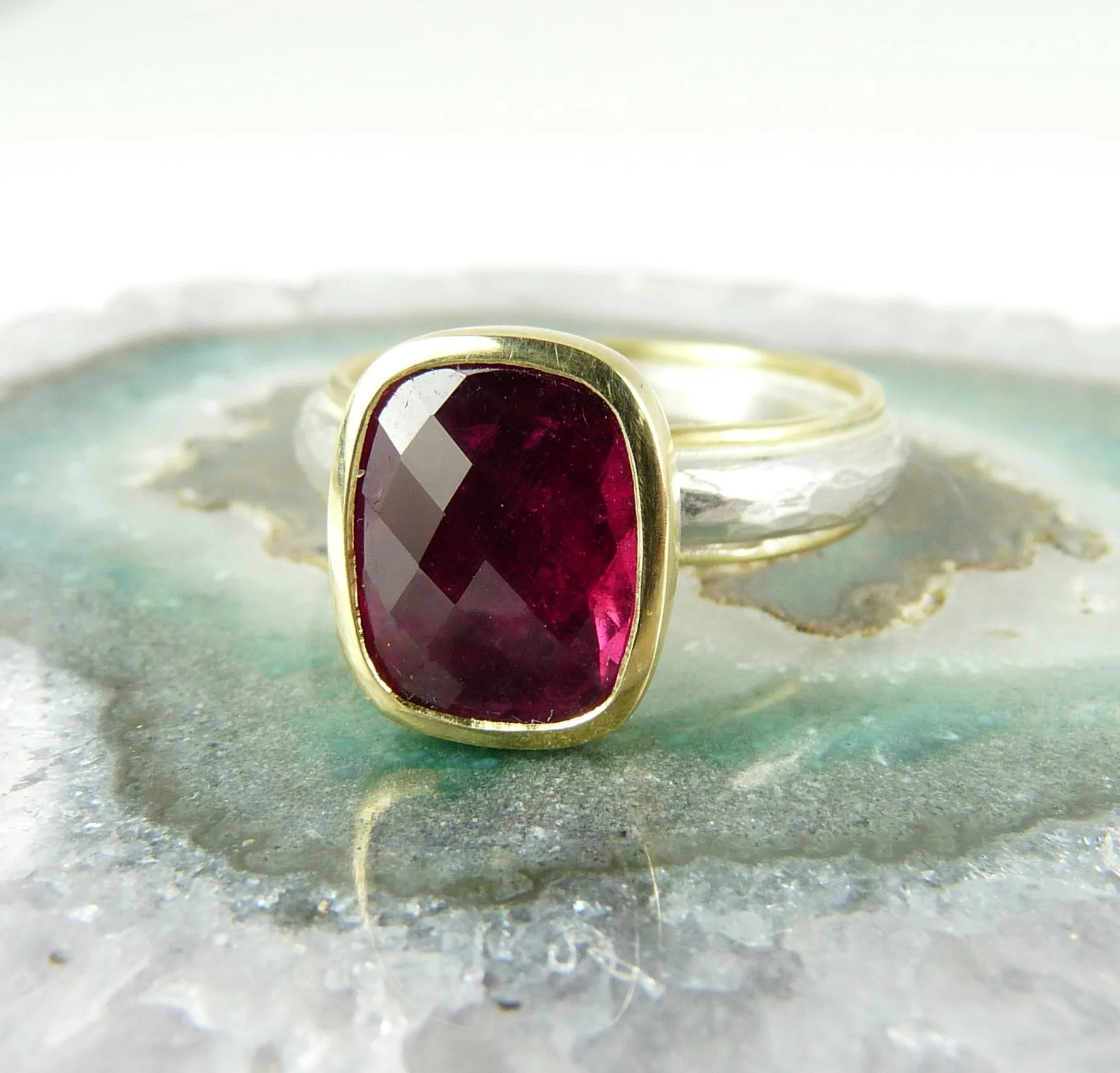 Pink Tourmaline Ring