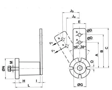 PL538 RC60/RC80 Chain Tensioner Arm Style