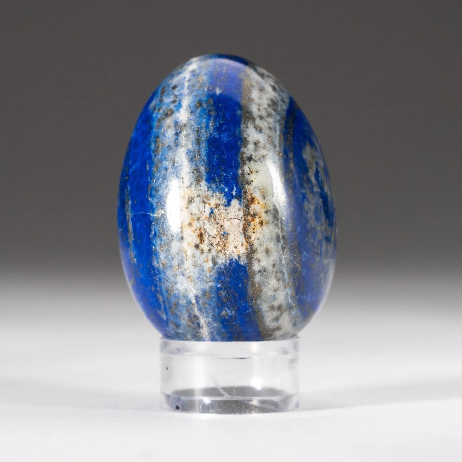 Polished Lapis Lazuli Egg from Afghanistan (142.2 grams)