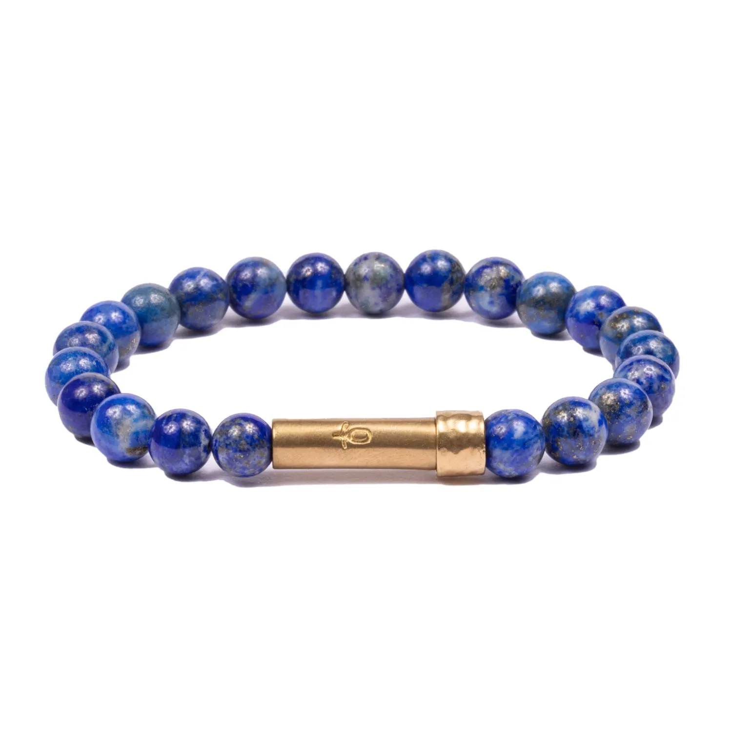 Polished Lapis Lazuli Intention Bracelet