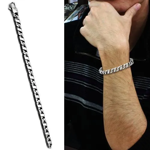 polished (no plating) Stainless Steel Bracelet with No Stone for Women Style TK341