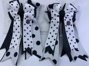 PonyTail Bows- Dots for Days